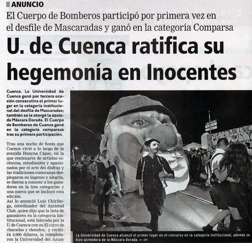 U. de Cuenca ratifica su hegemonía en Inocentes 