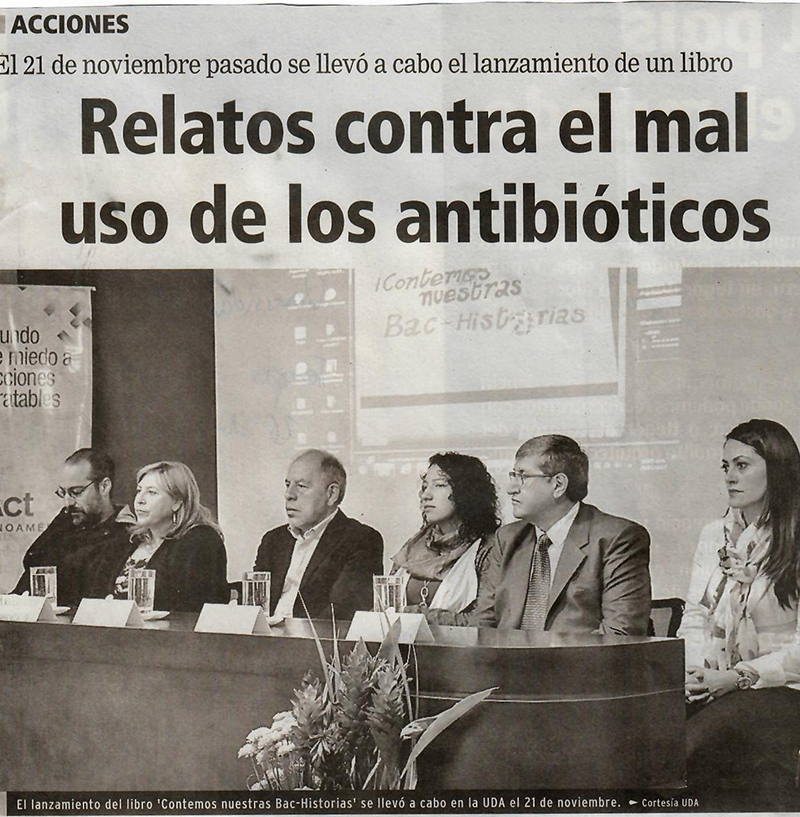 Relatos contra el mal uso de los antibióticos