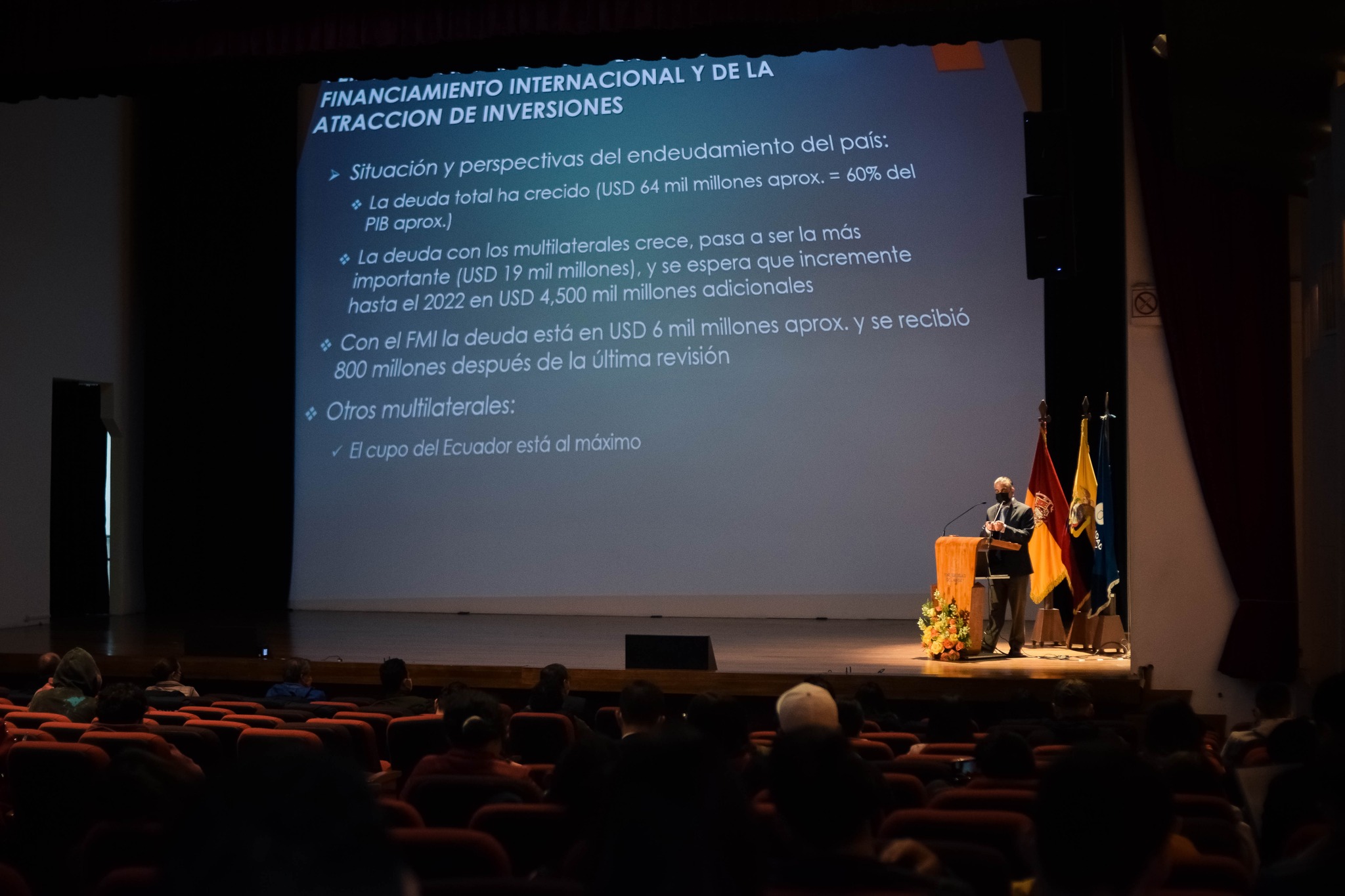 Inicio de los eventos por los 51 años de la Facultad de Ciencias de la Administración