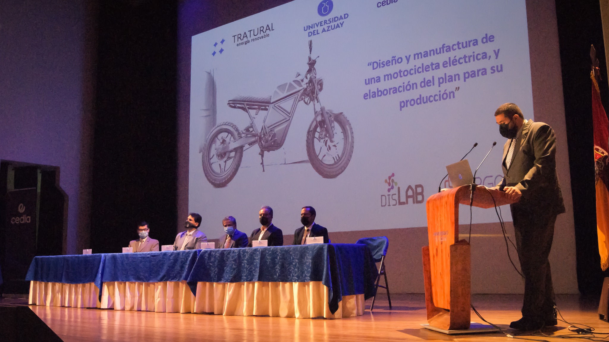 Presentation of the electric motorcycle