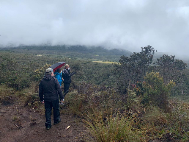 Foreign teachers visit the El Gullán scientific station