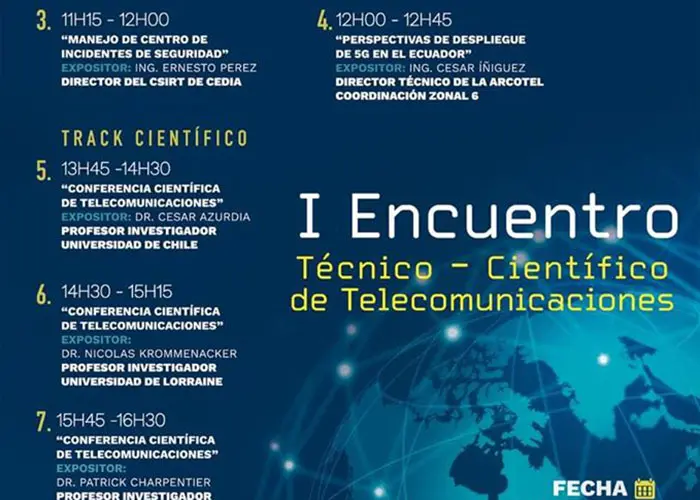 Primer Encuentro Técnico - Científico De Telecomunicaciones