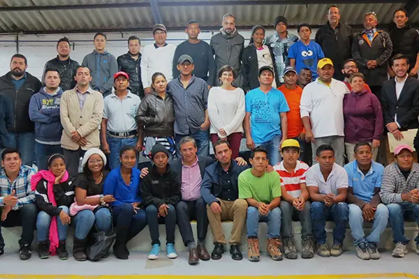 Victims of the Ecuadorian earthquake are trained in the UDA