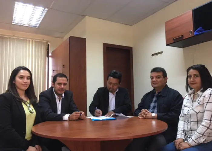 Convenio entre Ingeniería Civil de la UDA y el GAD de Zhidmad