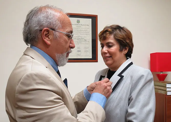 Visita académica de la Decana de Derecho de la Universidad César Vallejo