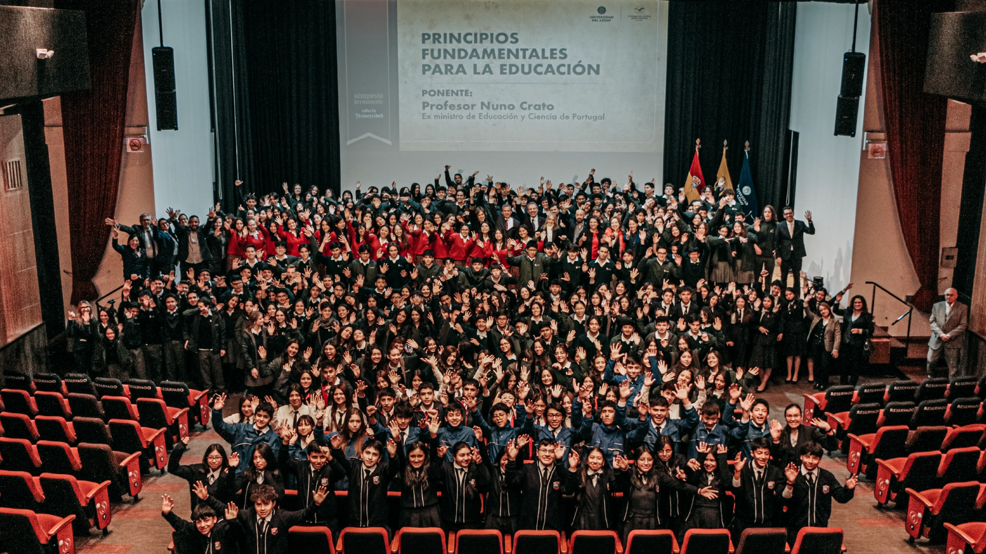 ¿Cómo puede la ciencia informar la educación?  “Lo esencial es el conocimiento”   Nuno Crato revela datos importantes a jóvenes y maestros  en la Jornada de Reflexión Académica, Simposio permanente sobre la Universidad