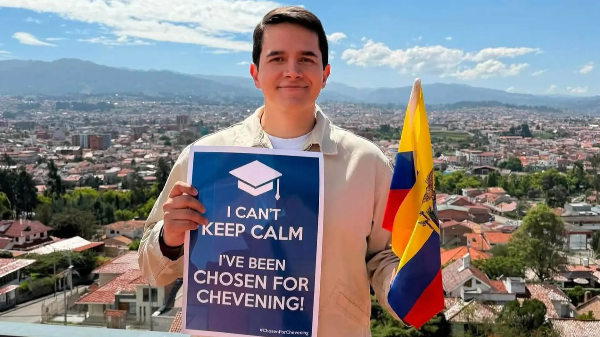 Una trayectoria que abre fronteras: Juan Diego Cordero y su beca Chevening