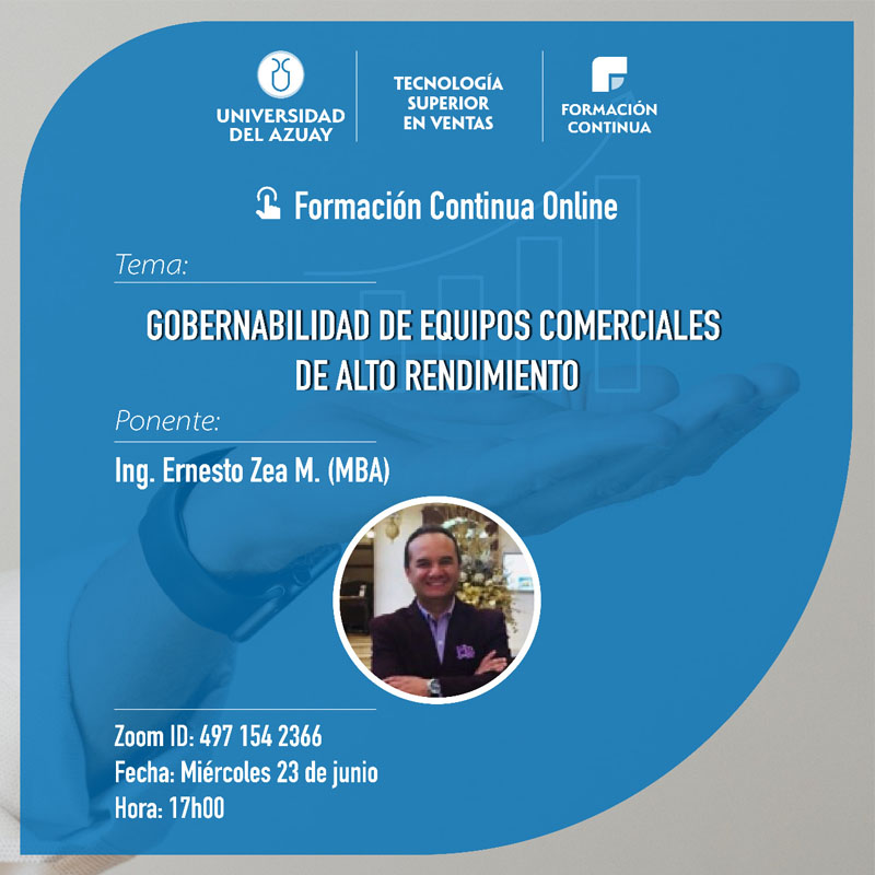 Webinar Gobernabilidad de Equipos Comerciales de Alto Rendimiento