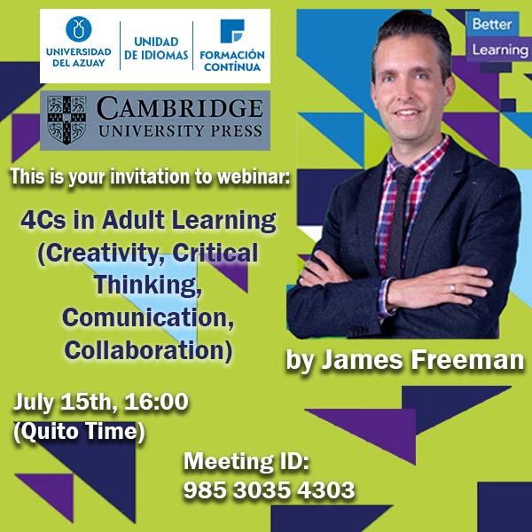 Webinar Creativity, Critical Thinking, Communication Collaboration