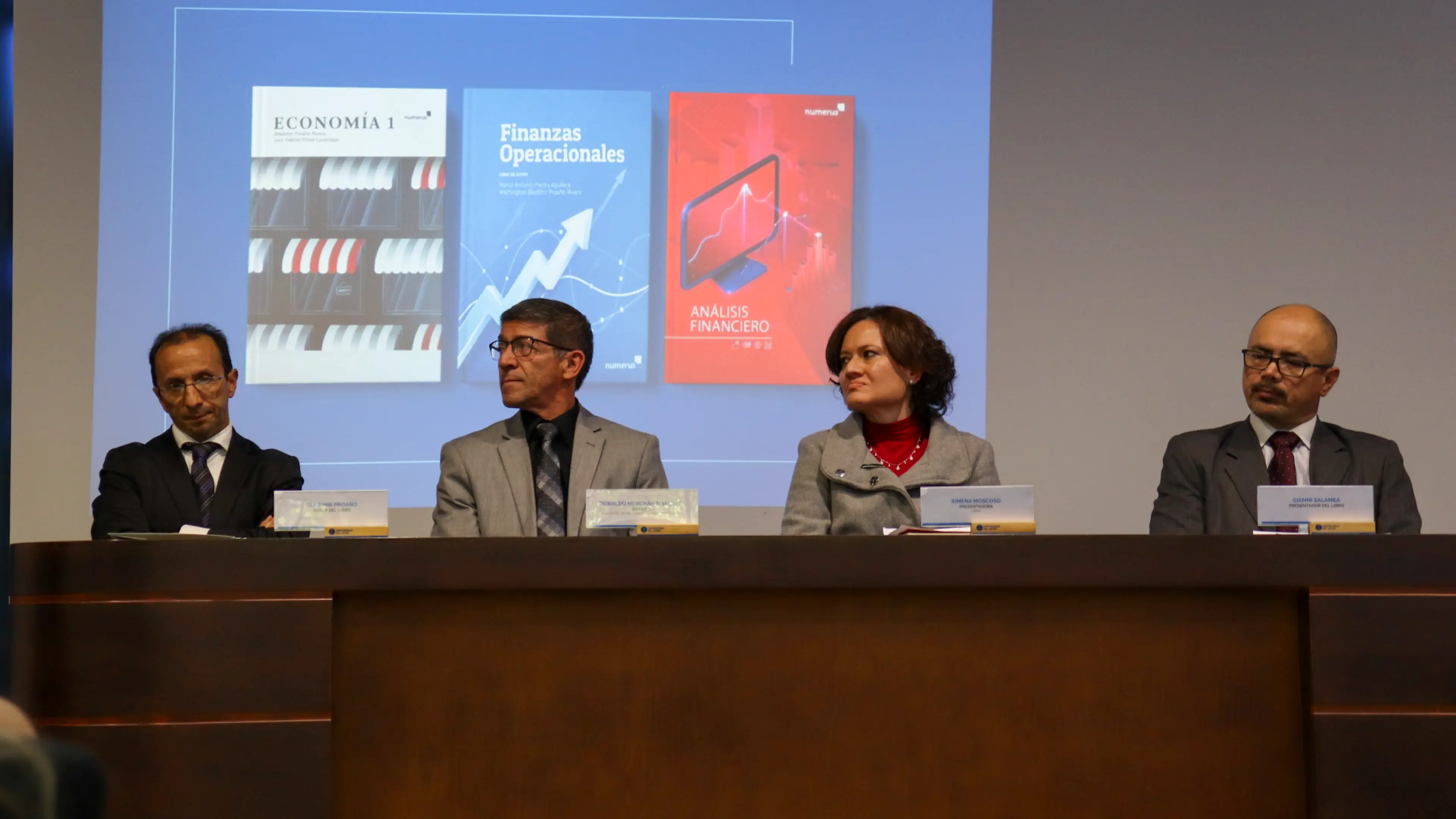 Presentación de los libros: Análisis Financiero, Finanzas Operacionales y Economía 1. Una contribución académica para estudiantes y profesionales del mundo empresarial