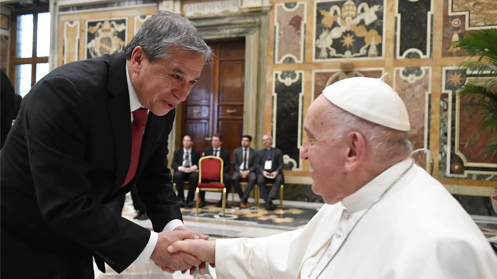 Charting the path towards a more ethical future: our rector, Francisco Salgado, visits the Vatican