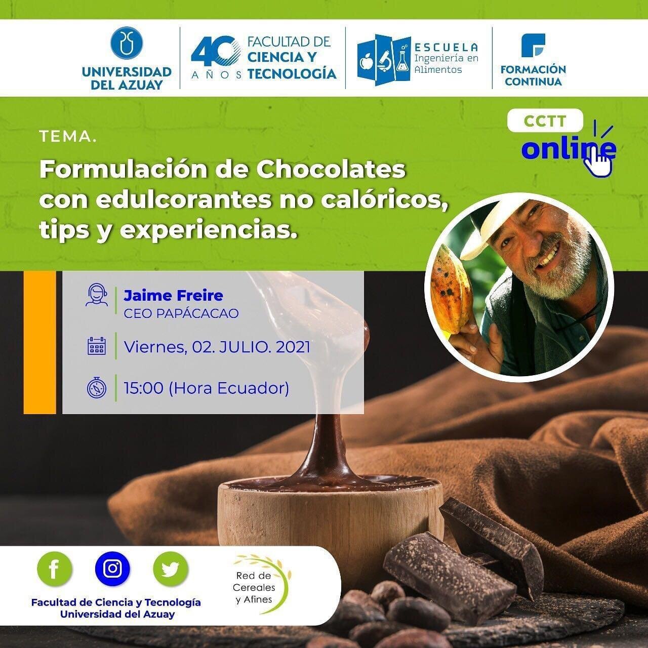 Webinar Formulation of Chocolates with Non-Caloric Sweeteners, tips and experiences
