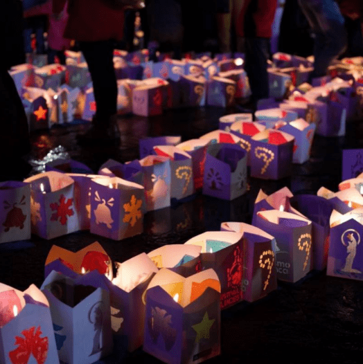 More than five thousand lanterns are lit in Cuenca in honor of the 'Virgen Morenica'