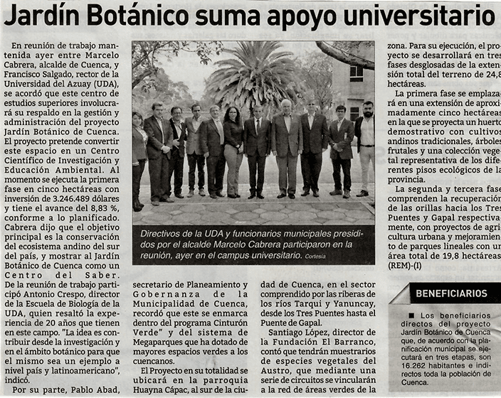 Botanical Garden adds university support