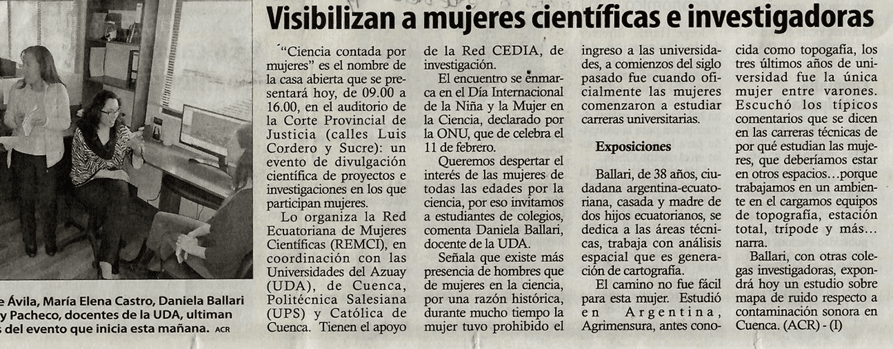 Visibilizan a mujeres científicas e investigadoras