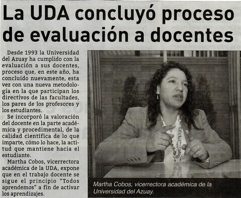 The UDA concluded the evaluation process for teachers