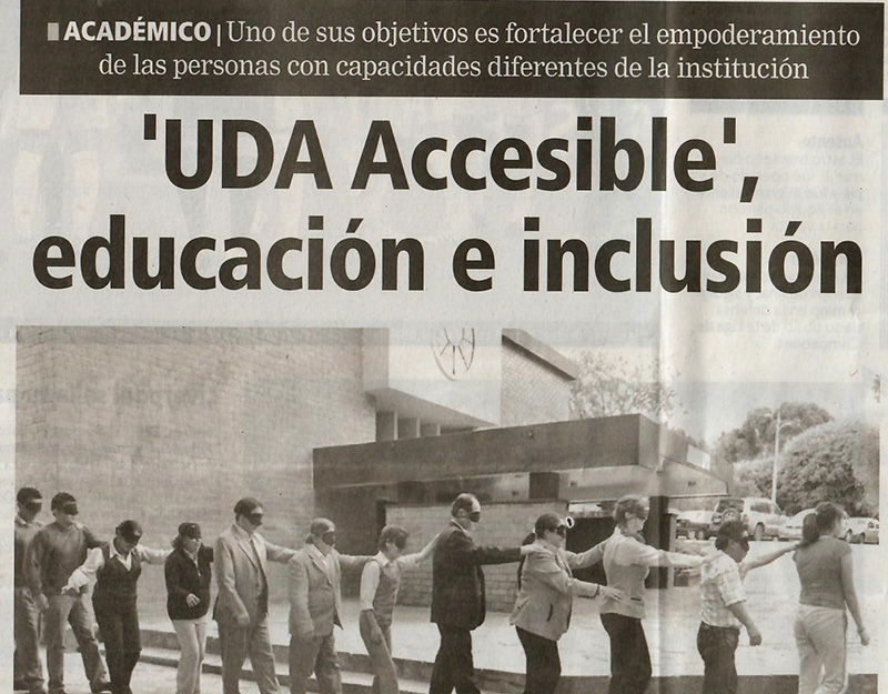 'UDA Accesible', education and inclusion