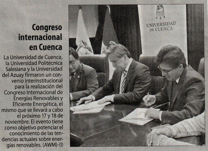 Congreso internacional en Cuenca