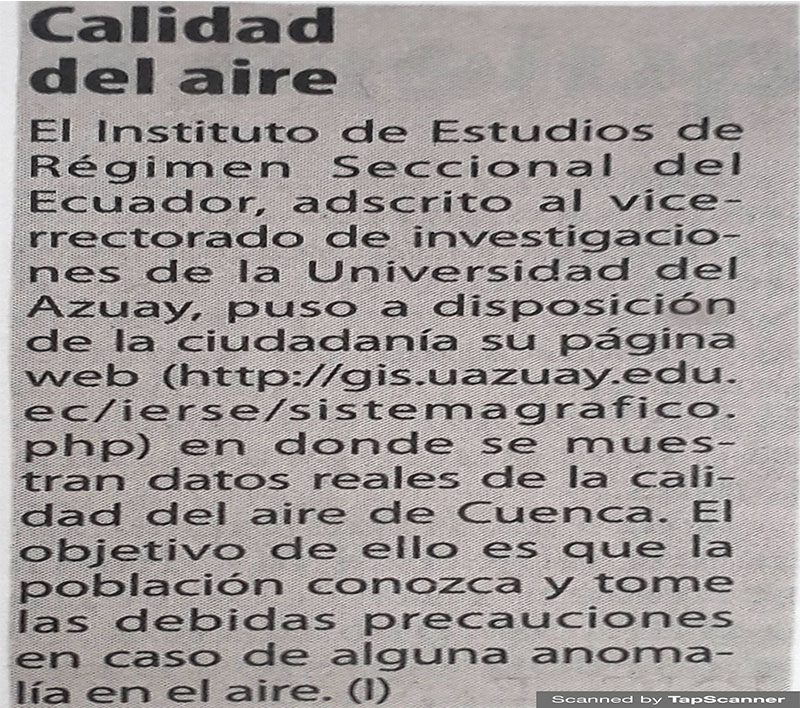 Calidad del aire