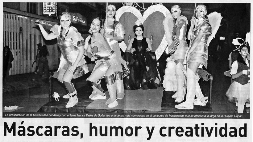 Máscaras, humor y creatividad