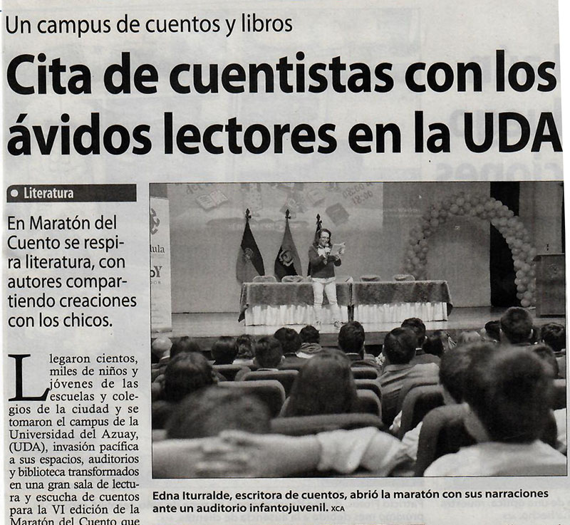 Cita de cuentistas con los ávidos lectores en la UDA 