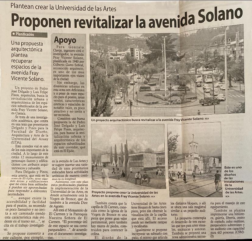 Proponen revitalizar la avenida Solano