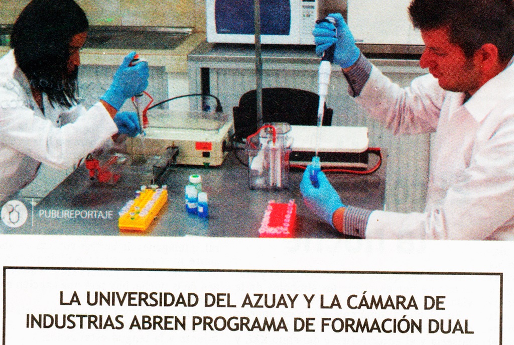La Universidad del Azuay y la Cámara de Industrias abren programa de Formación Dual