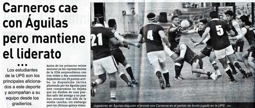Carneros cae con Águilas pero mantiene el liderato