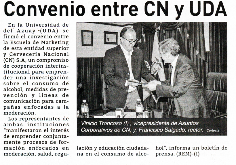 Agreement between CN and UDA