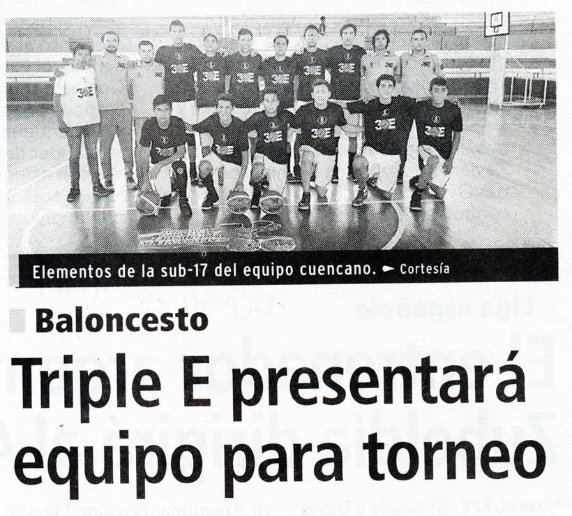 Triple E presentará equipo para torneo