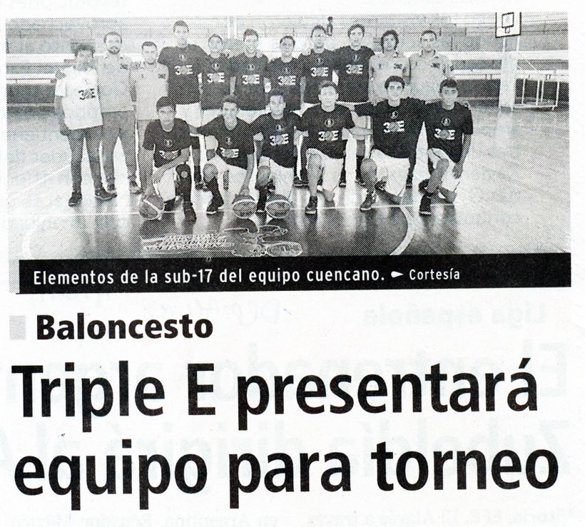 Triple E presentará equipo para torneo 