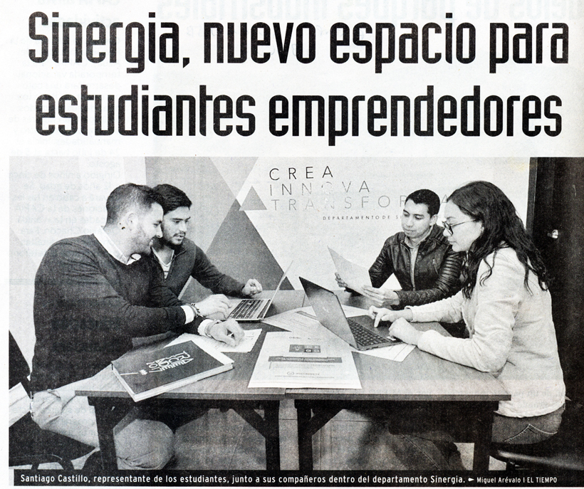 Sinergia, new space for entrepreneur students