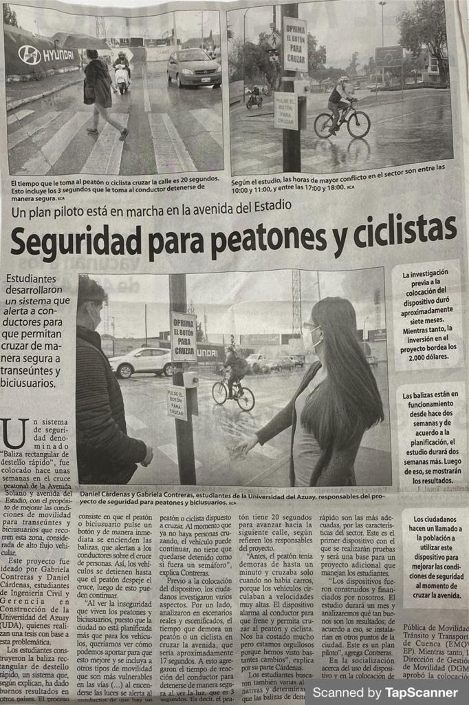 Seguridad para peatones y ciclistas