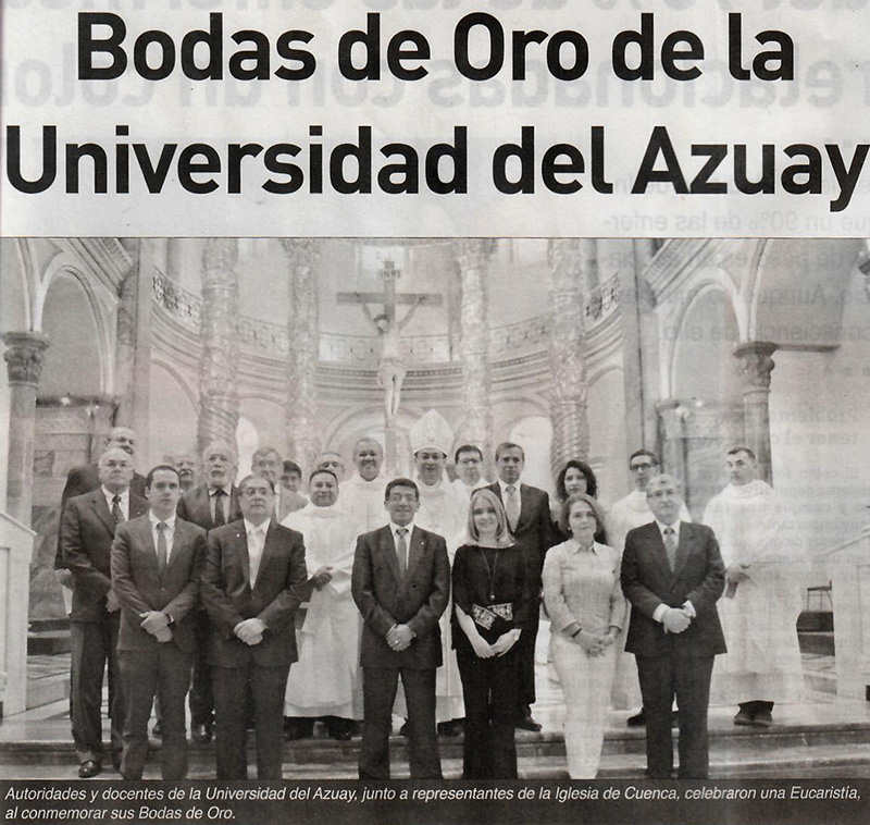 Golden Weddings of the University of Azuay