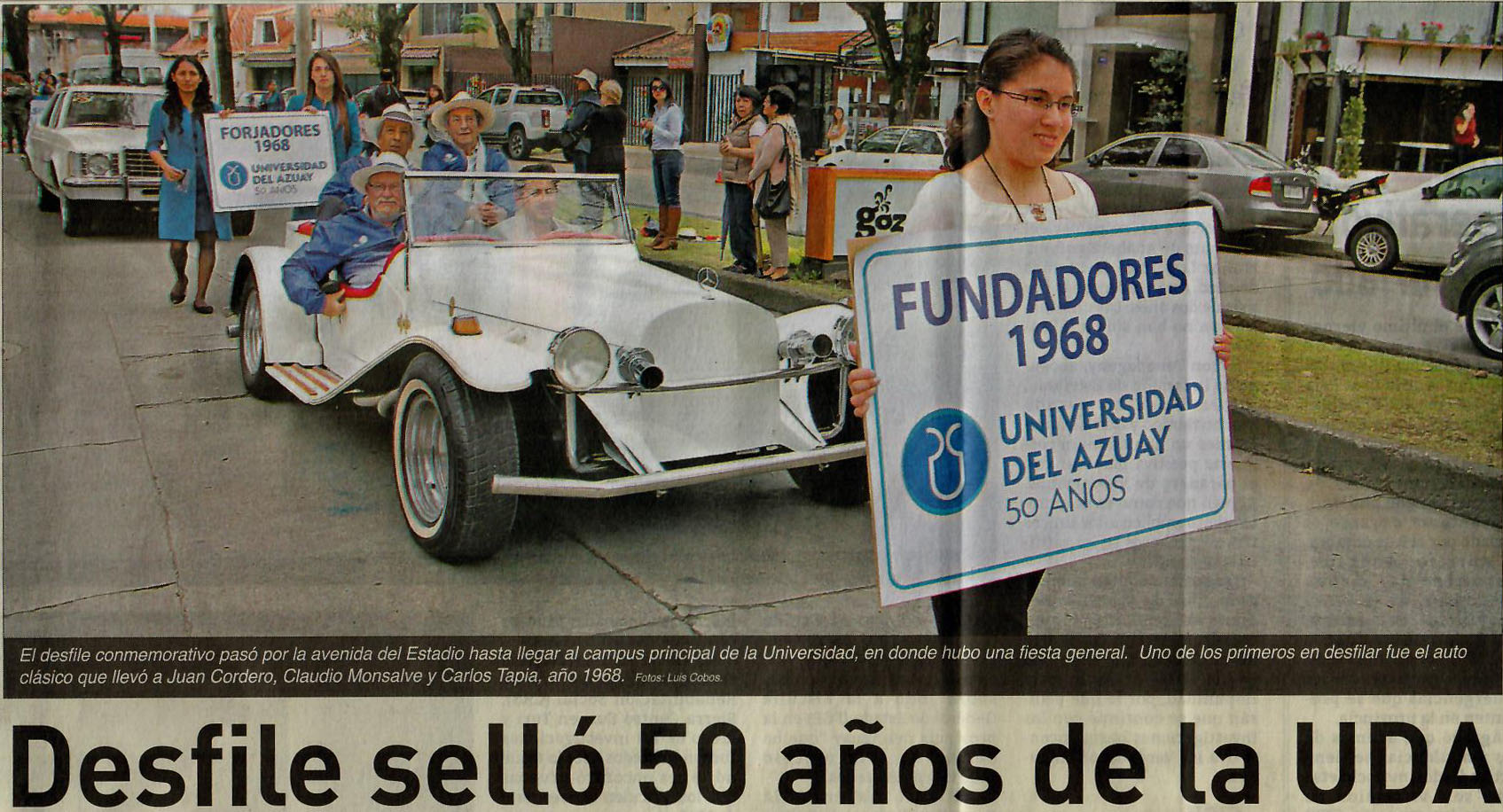 Desfile selló 50 años de la UDA