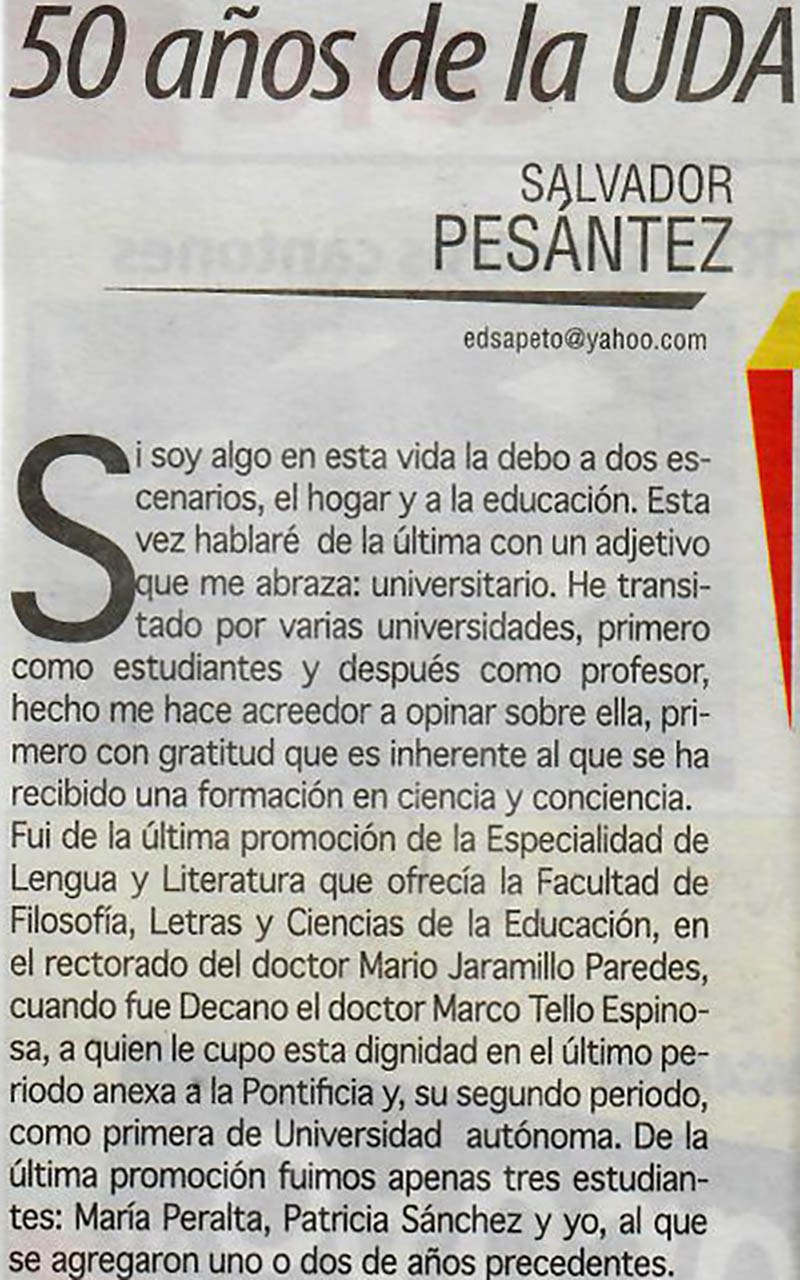 50 años de la UDA