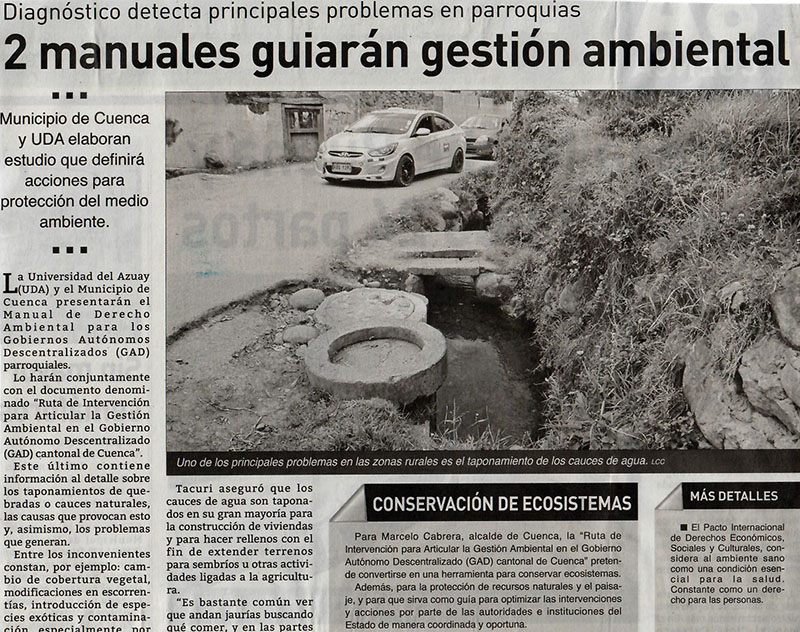 2 manuales guiarán gestión ambiental