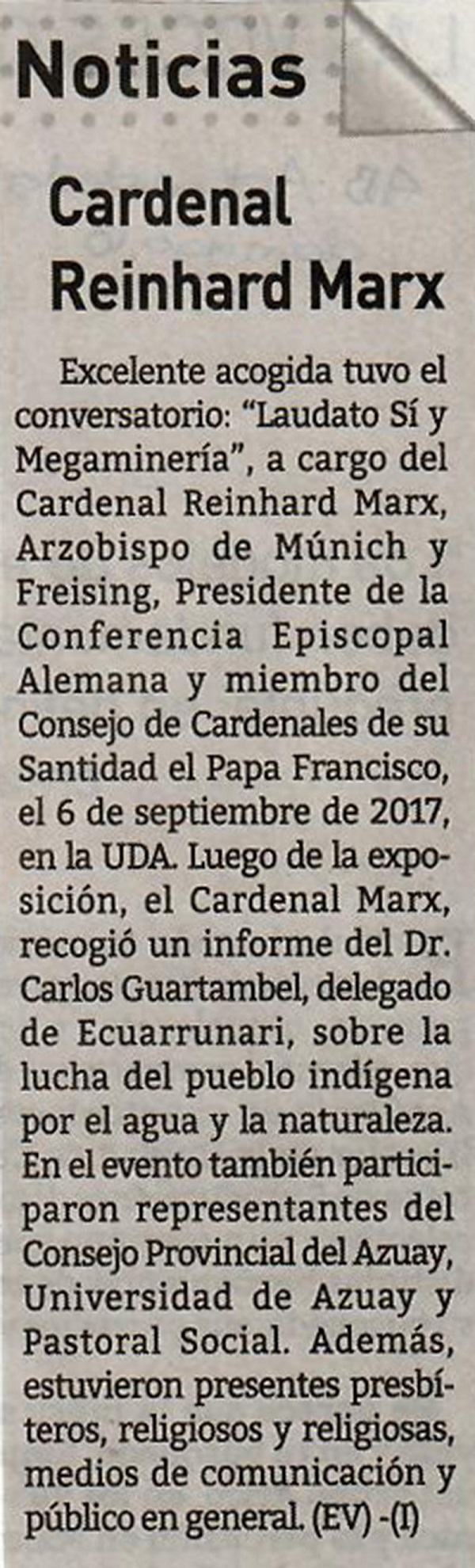 Cardenal Reinhard Marx