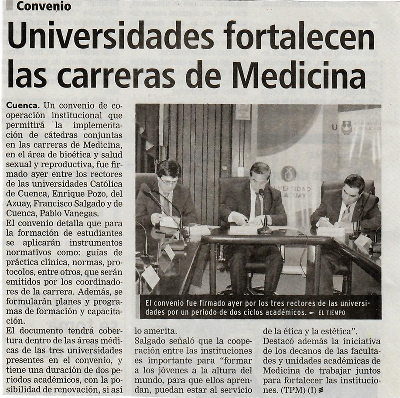 Universidades fortalecen las carreras de Medicina | Prensa