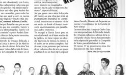 Conversatorio y lectura de la obra: El Público de Federico García Lorca