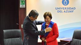 Honorary Professor of the University of Azuay Prof. Barbara Hess