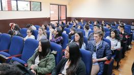 Charla sobre Indonesia en el Auditorio de Ciencias Jurídicas