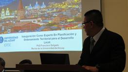 Inauguration of the Course "Expert in Planning and territorial ordering for local development"