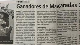 Mascaradas 2019 "Ecuador Postapocalíptico