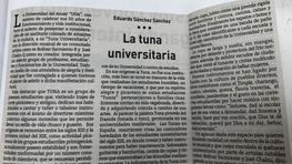 Presentation of the Tuna of the University of Azuay