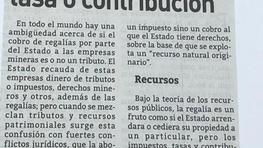 Problemática Fiscal de la Regalía Minera en Ecuador 