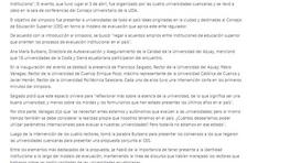 “Perspectivas de la Universidad Ecuatoriana sobre la Evaluación Institucional”