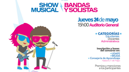 Show musical, bandas y solistas