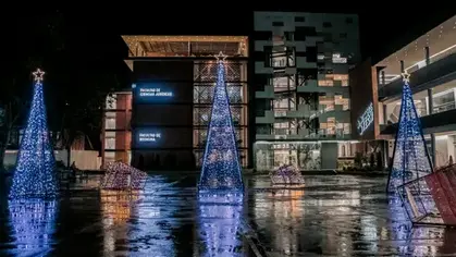 ¡Se encendió la luz de nuestra comunidad universitaria! Vigilia por Navidad