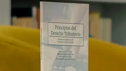 Principios del Derecho Tributario: presentación del libro basado en sistemas de distribución en la fuente de riqueza